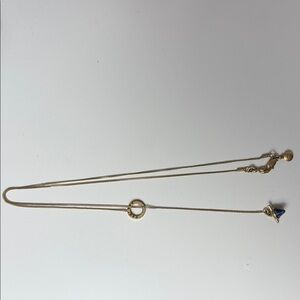 Madewell Necklace with Blue Pendant